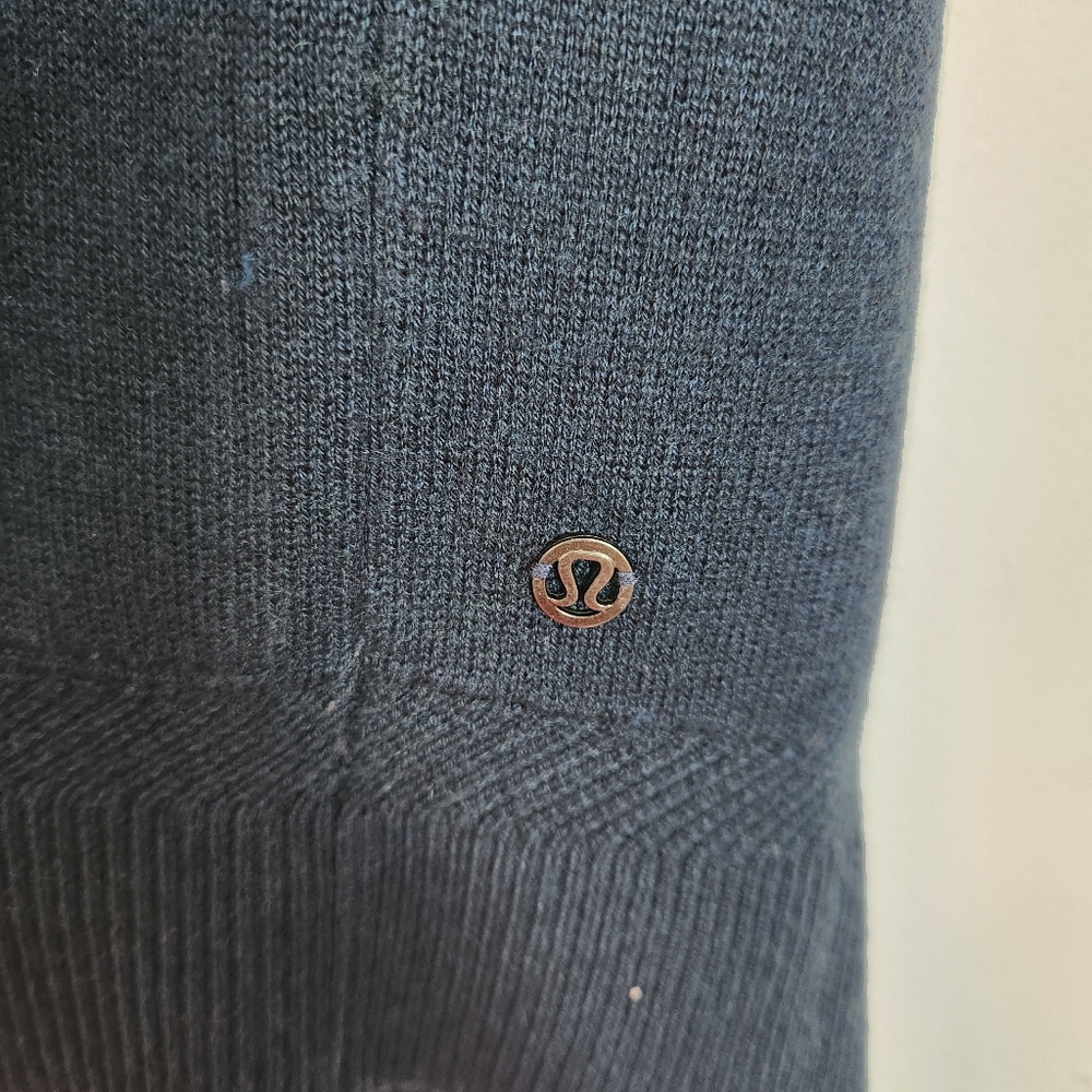 lululemon athletica Womens Open-Front Cardigan - Navy Blue - Picture 6 of 8